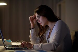 a business owner realizing she needs to delegate